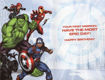 Picture of ITS YOUR BIRTHDAY, AVENGER! BIRTHDAYS CARD AVENGERS